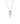Facet Silver Long Drop Necklace - laconicfinejewellery