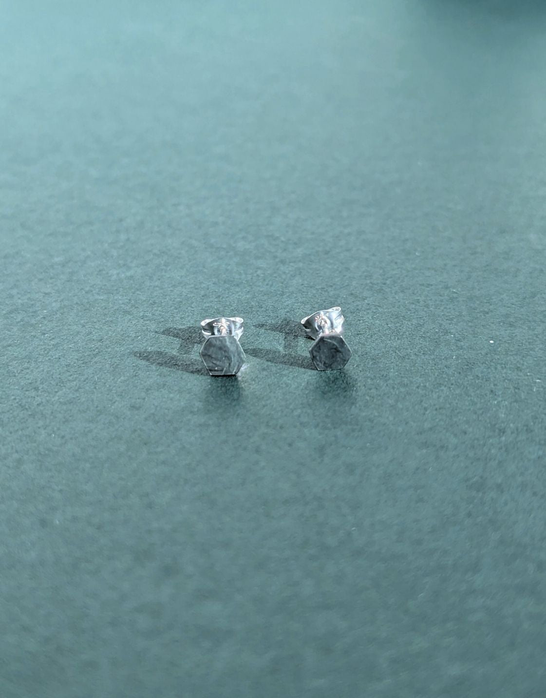 Causeway Hexagon Textured Stud Small