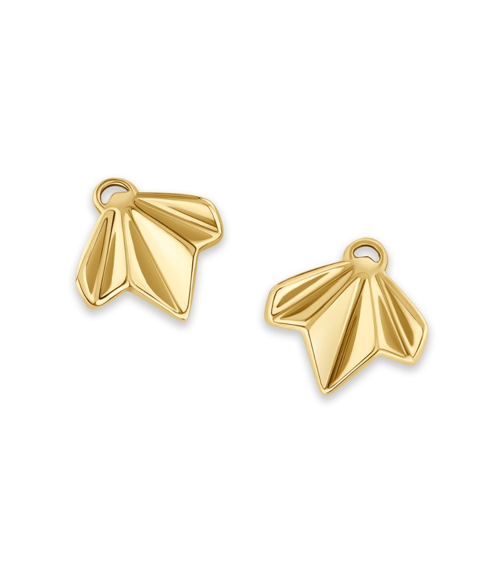 Valley Yellow Gold Deco Earring Jackets